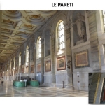 Le pareti delle navate laterali: marmor numidicum; marmor taenarium; marmor chium; cipollino dell’Eubea. Vetrate: alabastro del Circeo