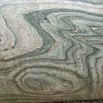 Il Cipollino dell'Eubea, roccia metamorfica utilizzata nel Colosseo e nell'Arco di Costantino